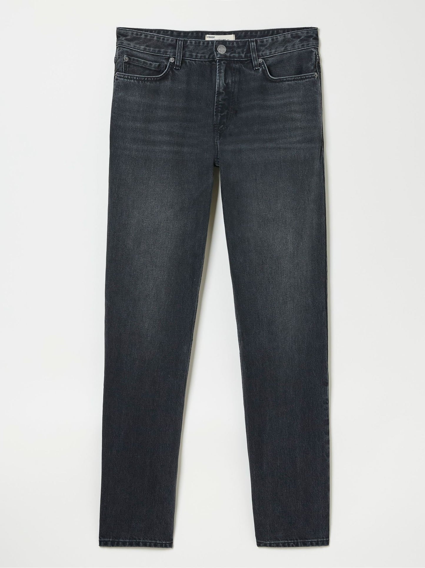 Solexee Vintage Black Straight Fit Jeans