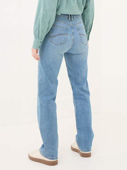 Solexee Light Vintage Blue Comfort Straight Jeans