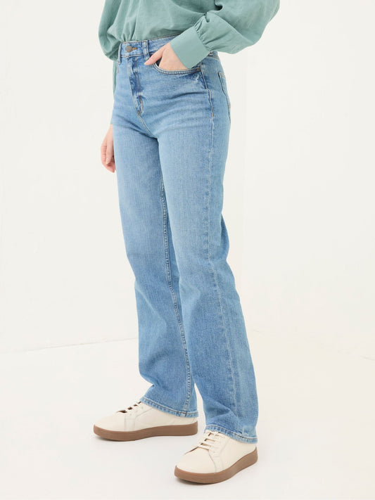 Solexee Light Vintage Blue Comfort Straight Jeans