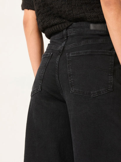 Solexee Women Welling Black Wide Leg Jeans