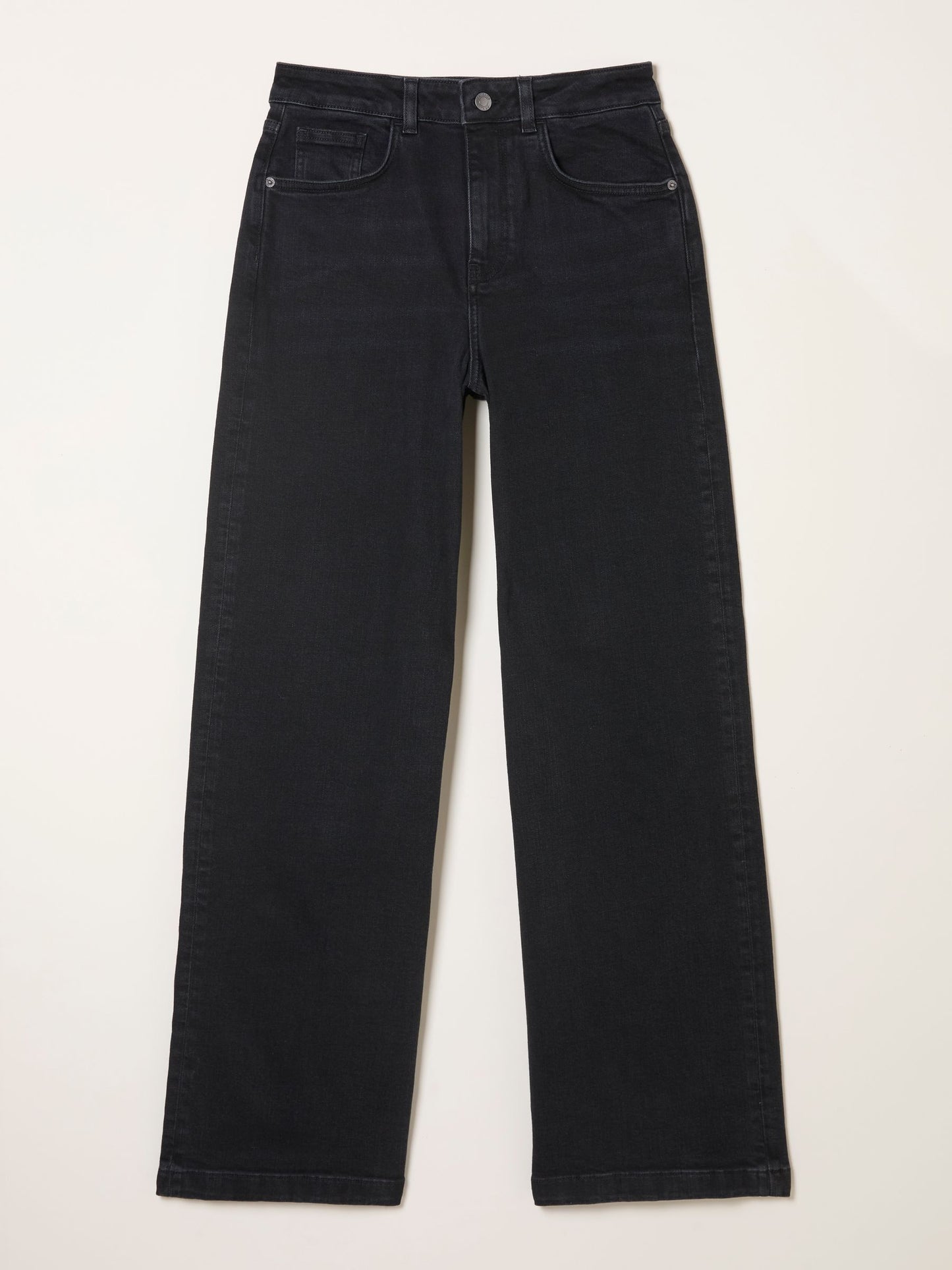 Solexee Women Welling Black Wide Leg Jeans